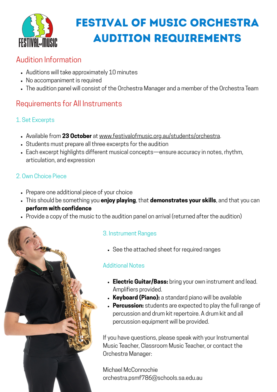 Orchestra Auditions 1